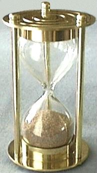 Refillable Hourglass, Front View