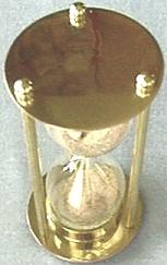Refillable Hourglass With Large Engravable Ends