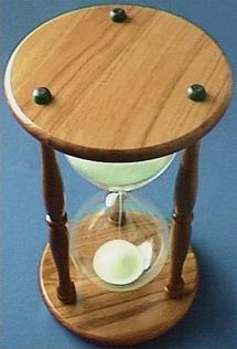 Wood Hourglass, Top view