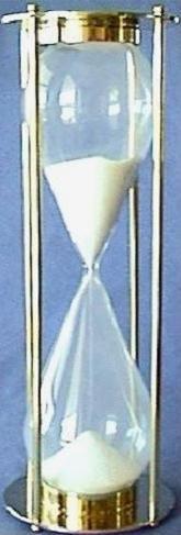 Refillable Hourglass, Front View