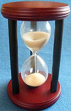 Wood Egg Timer - Top View